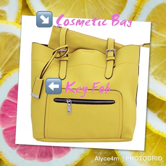 🍋 LAST 1 🍋 Lemon Bucket Tote 🍋 - Picture 4 of 8